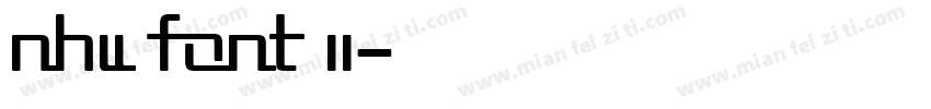 Nhii font II字体转换